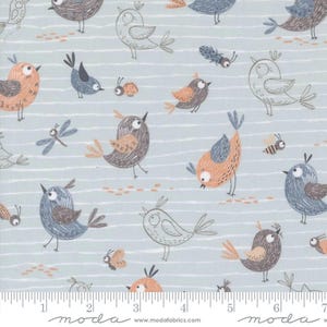 Moda CHIRP - Friends in sky (39030 19) - by Elena Amo - Sold By the YARD - Cut Continuous
