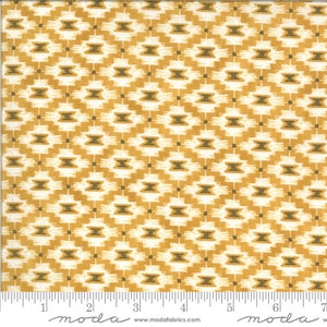 May include: A white fabric with a repeating pattern of small brown squares and lines. The fabric has a subtle sheen and a soft texture.