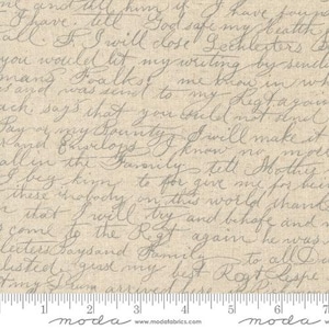 COLLECTIONS ETCHINGS - Mochi LINEN Wise Words (44337 11L) - By 3 Sisters for Moda - Sold By the Yard - Cut Continuous