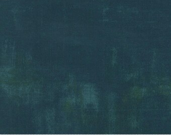 Grunge Basics in DARK JADE (30150 229) - by Basic Grey for Moda - Sold by the YARD - Cut Continuous