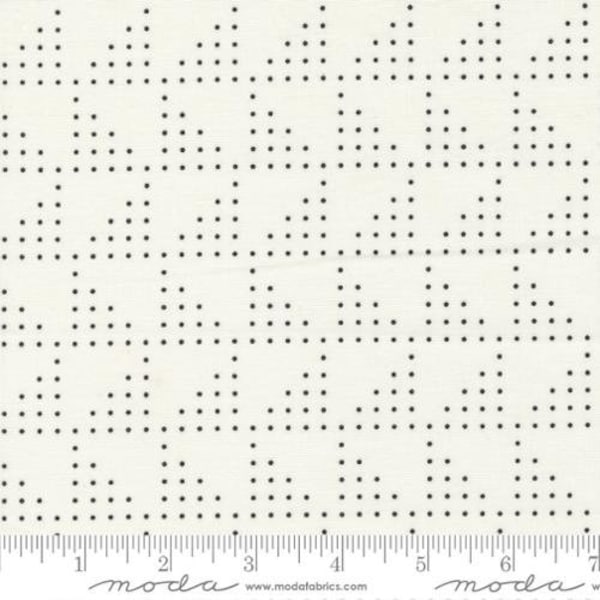 LAZY AFTERNOON - Triangle Dots in Vanilla (1785 11) - by Zen Chic for Moda - Sold by the Yard - Cut Continuous