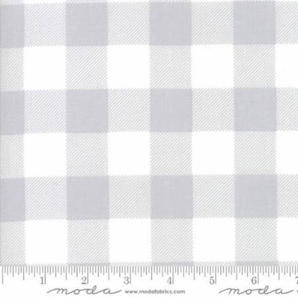 Moda BUFFALO CHECK gray and white (8656 59)-by the YARD