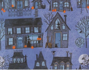 Moda Fabric - COVEN: Witch Village in Dusk (48801 14) - Priced Per Yard
