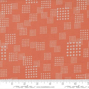LAZY AFTERNOON - Stitching Blender in Marmalade (1786 23) - by Zen Chic for Moda - Sold by the Yard - Cut Continuous
