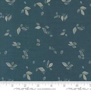 FOLK LORE - Leaf Blender in Teal (45607 24) - by Fancy That Design House for Moda - Sold By the YARD - Cut Continuous
