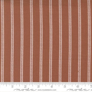 POT DE FLEUR - Rayures en argile (5167 15) - par Lella Boutique pour Moda - Vendu par mètre - Coupe continue