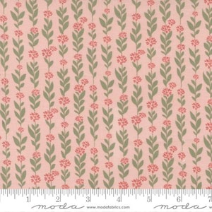 COUNTRY ROSE - Climbing Vine in Pink (5171 12) - by Lella Boutique for Moda - Sold By the Yard - Cut Continuous
