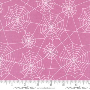 HEY BOO - Spider Webs in Purple Haze (5213 15) - by Lella Boutique for Moda - Sold By the YARD - Cut Continuous