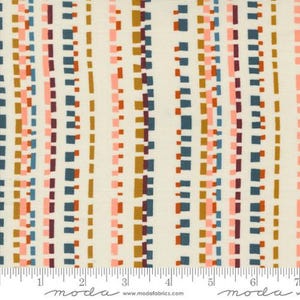 FOLK LORE - Playful Dash Eggshell (45606 11) - by Fancy That Design House for Moda - Sold By the YARD - Cut Continuous