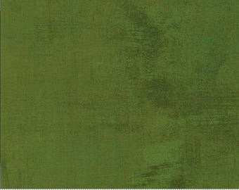 Moda Grunge in OLIVE BRANCH (30150 345) - by Basic Grey for Moda - Sold by the Yard - Cut Continuous