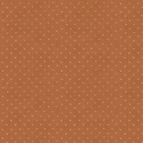 TWENTY - Carved Notches Copper (TWT-20207) - by Katarina Roccella for Art Gallery Fabrics - Sold by the YARD - Cut Continuous