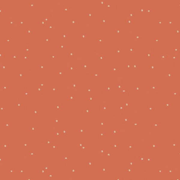 LUNA & LAUREL by Art Gallery Fabrics- Orange Dot (LUL-28504) - Sold by the Yard-Cut Continuous