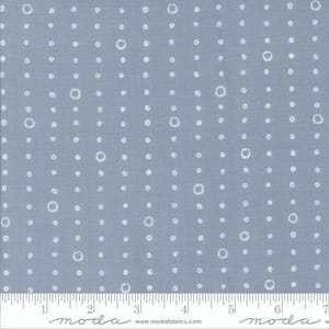 Moda CHIRP - Dots and Circles in Raincloud (39038 20) - by Elena Amo - Sold By the YARD - Cut Continuous