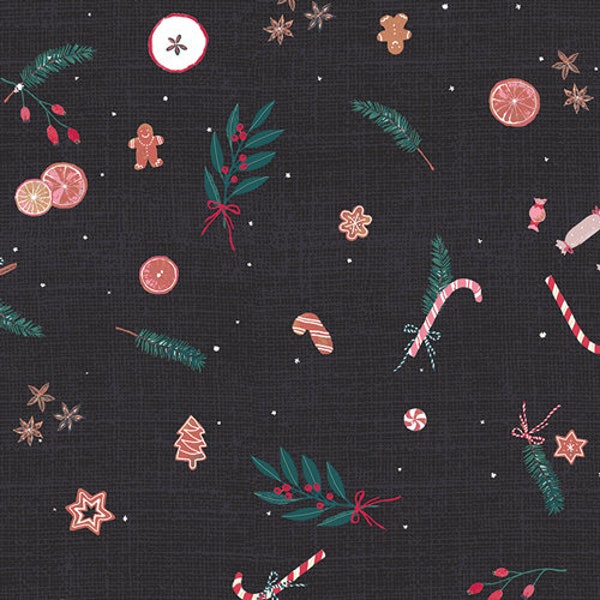 WINTERTALE - Christmas Potpourri (WNT 12250) - by Katarina Rocella for Art Gallery Fabrics - Sold by the Yard - Cut Continuous