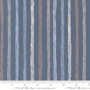 Moda CHIRP - Just Stripes in Twilight (39037 22) - by Elena Amo - Sold By the YARD - Cut Continuous