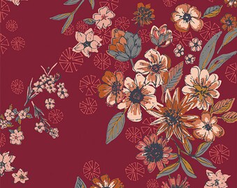 KINDRED - Constant Companion in Heart (KND 37300) - by Sharon Holland for Art Gallery Fabrics - Sold by the YARD - Cut Continuous