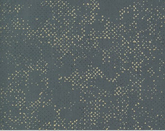 DANCE IN PARIS - Spotted in Lead (1660 158M) - by Zen Chic for Moda - Sold by the Yard - Cut Continuous