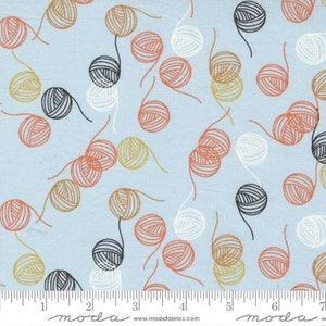 LAZY AFTERNOON - Yarn in Sky (1781 16) - by Zen Chic for Moda - Sold by the Yard - Cut Continuous