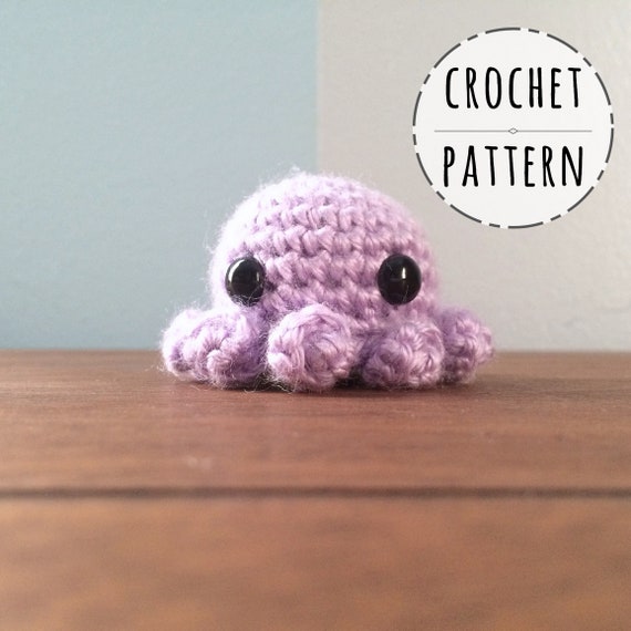 PATTERN Crochet Amigurumi Octopus - Amigurumi Patterns - Crochet Animal Pattern - Crochet Octopus Plush - Kawaii Animal - Crochet Patterns