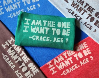 Scoop T: I Am the One I Want to Be (handprinted)