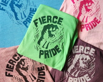 Crew T - Fierce Pride (handprinted)