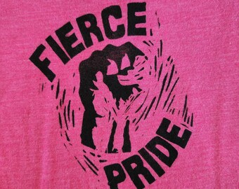 Scoop T - Fierce Pride (handprinted)