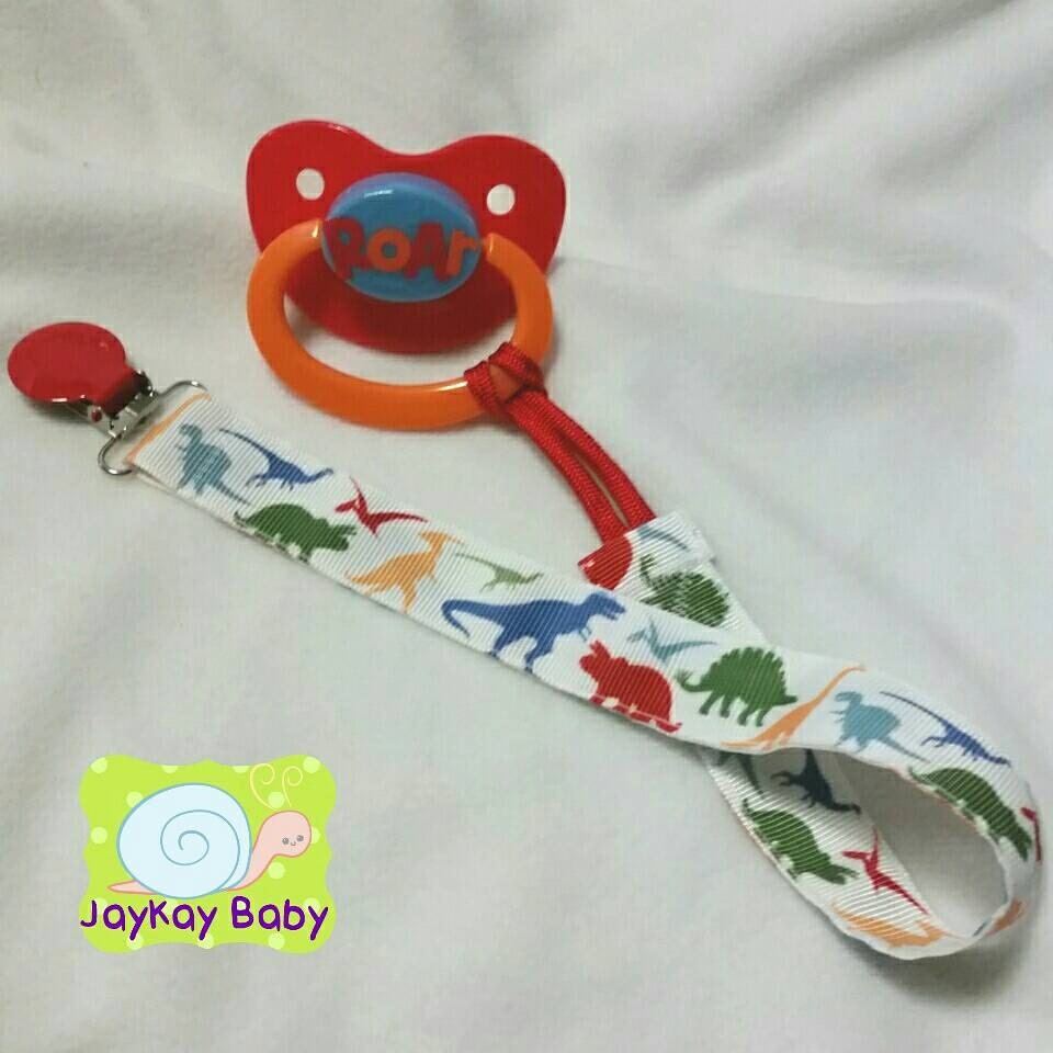 Dinosaurs Adult Pacifier Clip ABDL Etsy