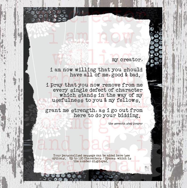 Aa third step worksheet