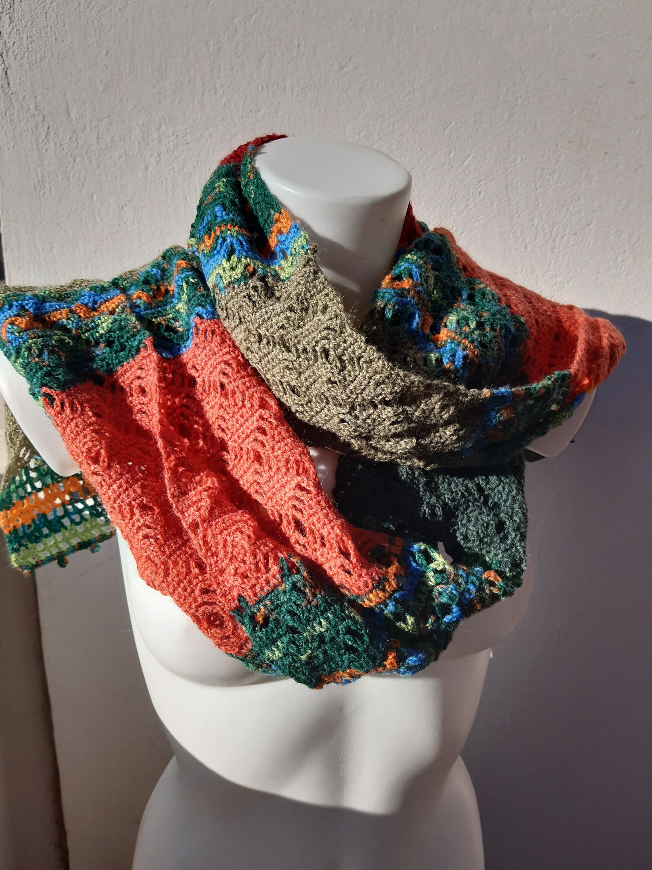 multicolor scarf