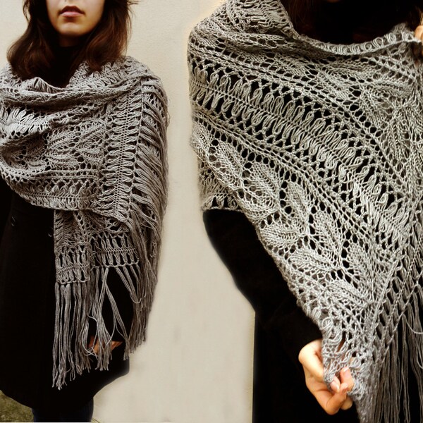 hairpin lace shawl