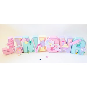 Candyland 3D letters