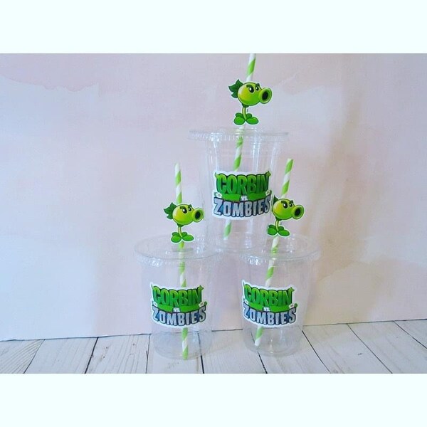 Zombie Plants Party Cups