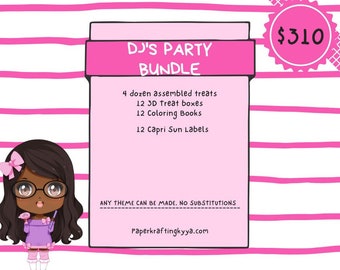 DJs Party Bundle Birthday Party Bundle Party Favor Bundle
