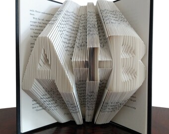 Gifts for Best Friend, Birthday Gifts for Her | Him, Personalized Decor, Custom Initials, Folded Book Art