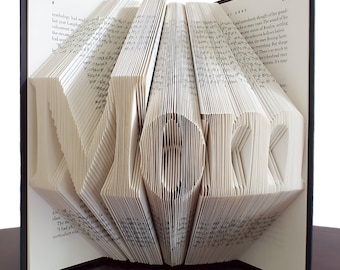 Mother's Day Gift, New Mom Gift, From Daughter | From Son, Birthday Gift for her, Folded Book Art, Thoughtful Gifts for Mom