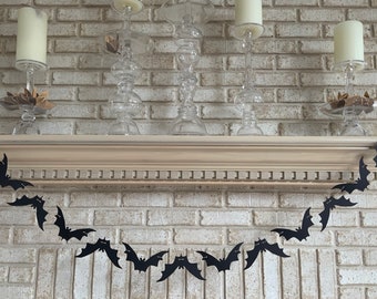 Gone Batty Garland, Halloween Banner, Bat Garland