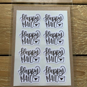 Various Snail Mail Vinyl Stickers, Envelope Seals