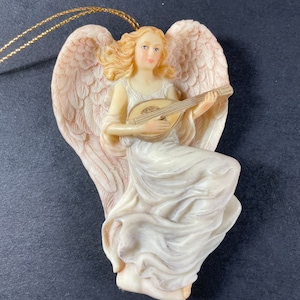 Seraphim Classics Lydia Winged Poet #69824 Roman 4” Ornament Christmas Angel.Pre- owned
