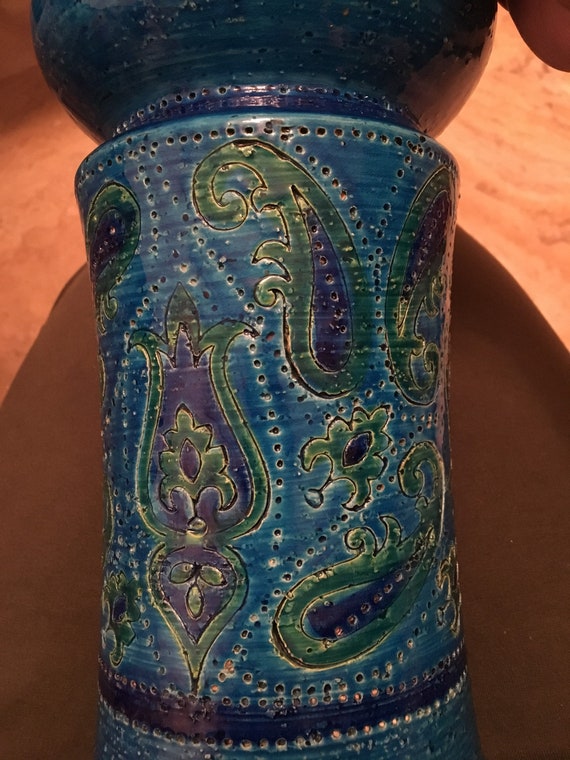Vintage Mid-century Rosenthal Netter Blue Vase Made in Italy - Etsy
