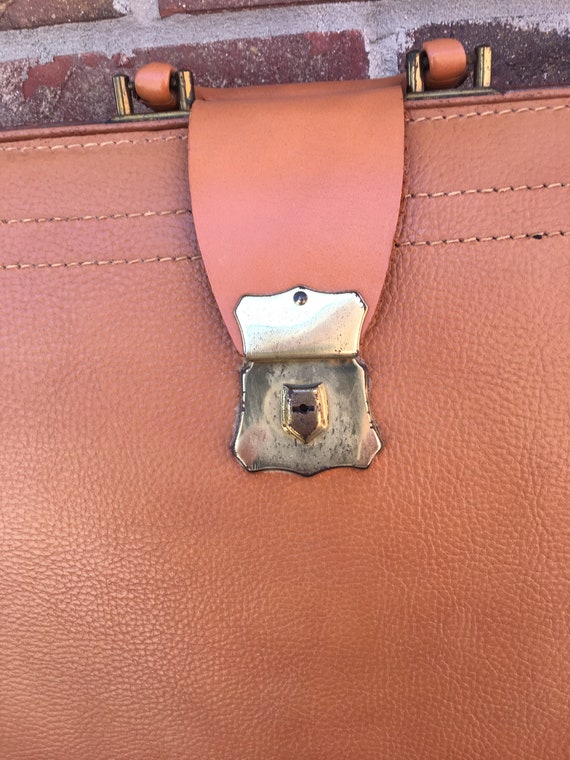 1960s REXBILT Split Cowhide Brief Bag with ACCESS… - image 10