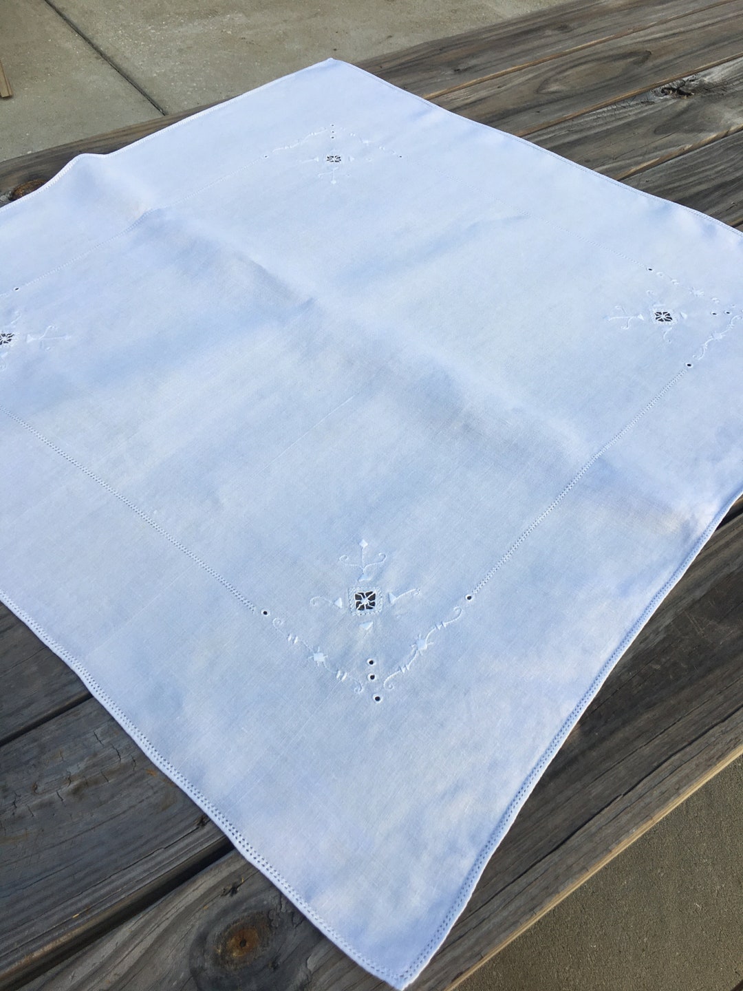 Tablecloth/centerpiece/tea Cloth 33 X 33 Etsy