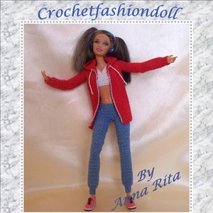 Dress Hip Hop for doll  (English Pattern)