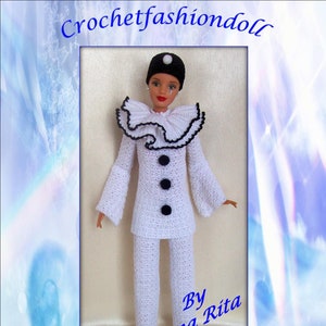 PDF Barbie Pierrot (English Pattern)