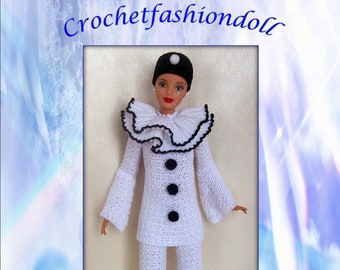 PDF Barbie Pierrot (English Pattern)