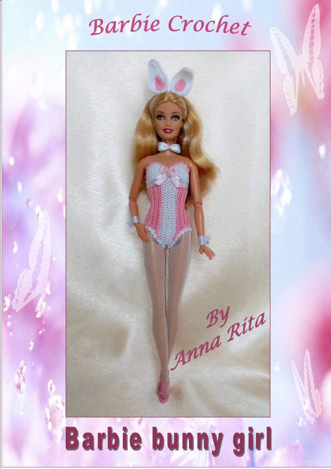 PDF Barbie bunny girl English Pattern | Etsy
