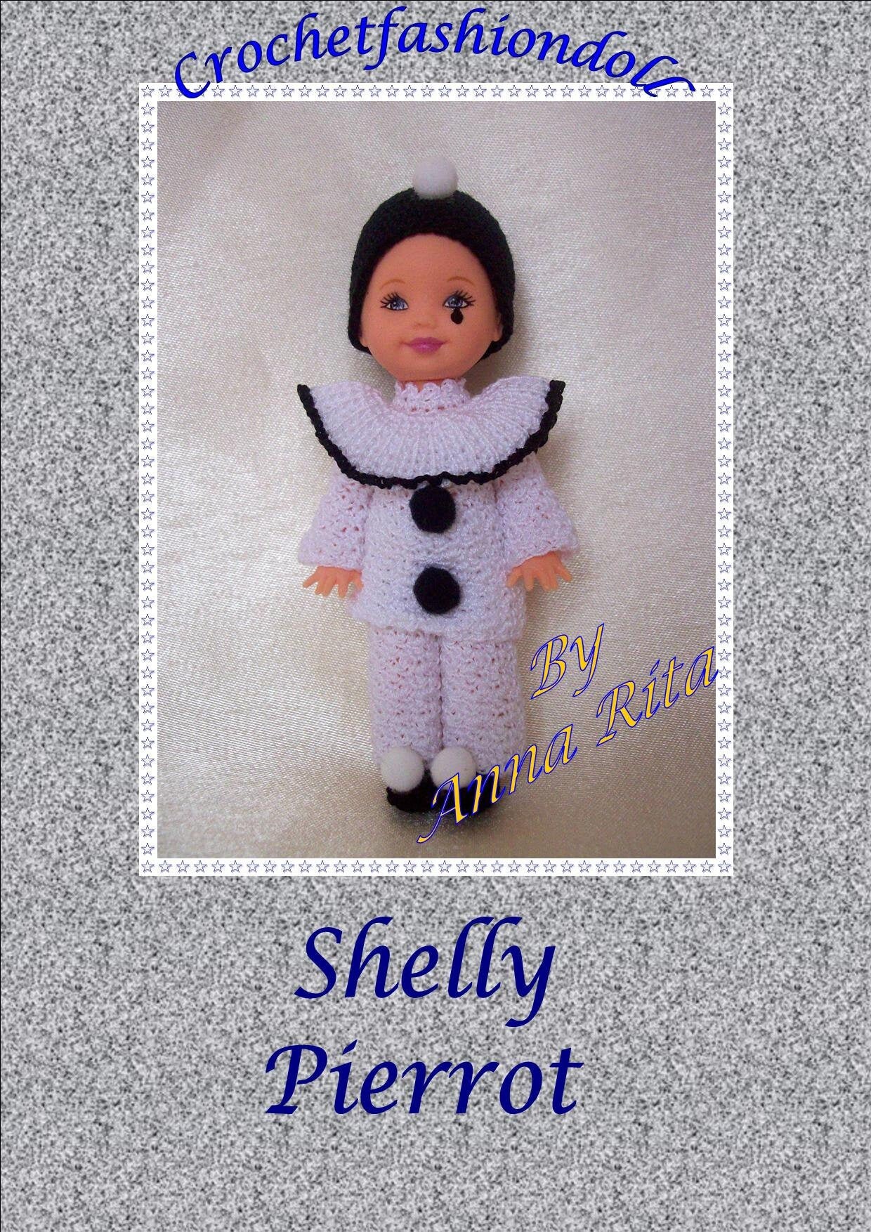 Pierrot Dress For Shelly English Pattern Etsy Pierrot Dress For Shelly English Pattern Etsy
