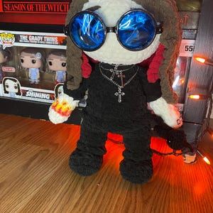 Handmade Ozzy Osbourne doll