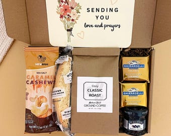 Love and Prayers Get Well Gift Box: Coffee Care Package