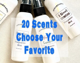 Body Mist Fragrance Spray, Choice of Scent, Hair and Body Perfume