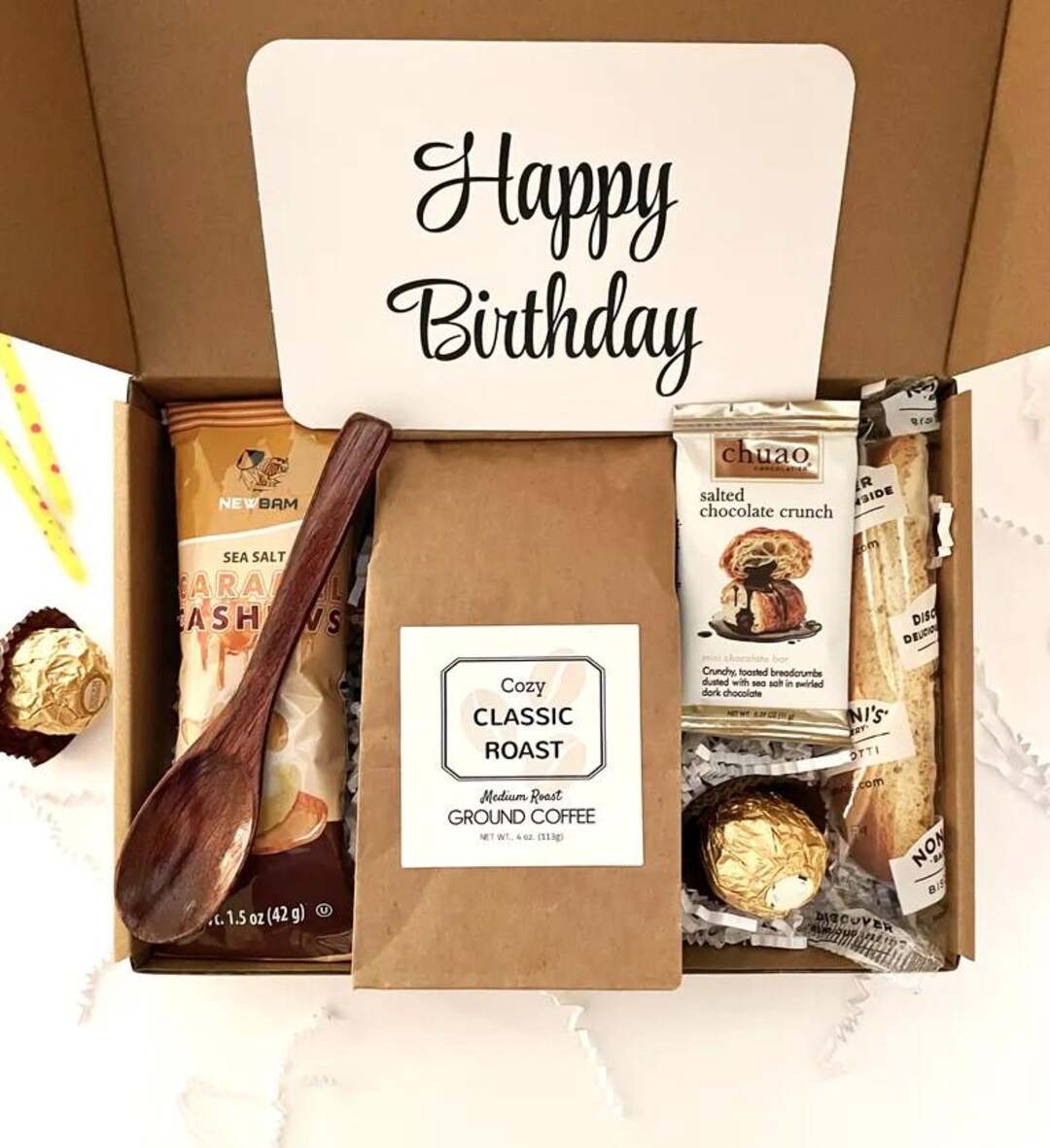 Coffee Lover Birthday Gift Box, Coffee Gift Set, Gourmet Coffee and ...